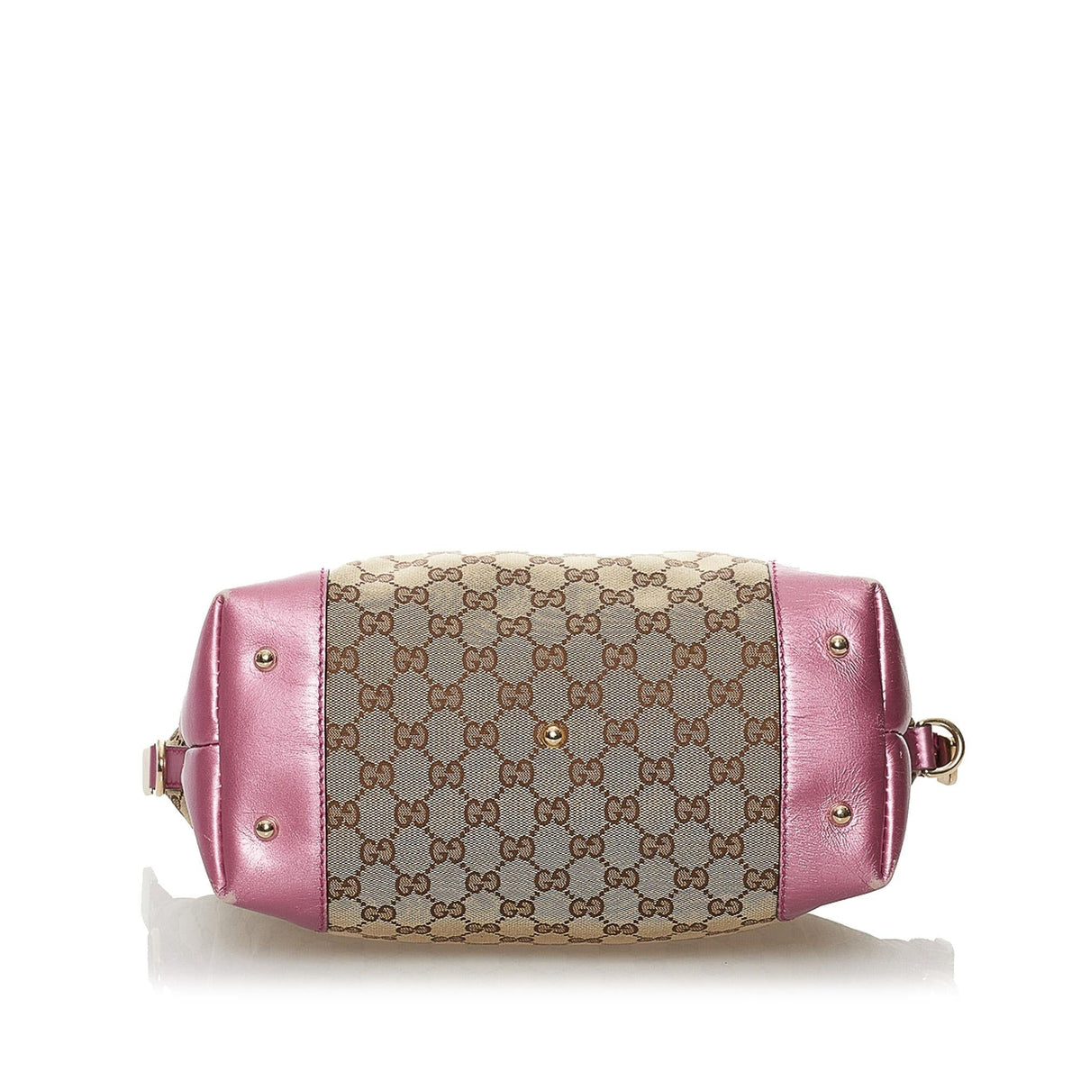 Gucci GG Canvas Heart Bit Satchel (SHG-32482)