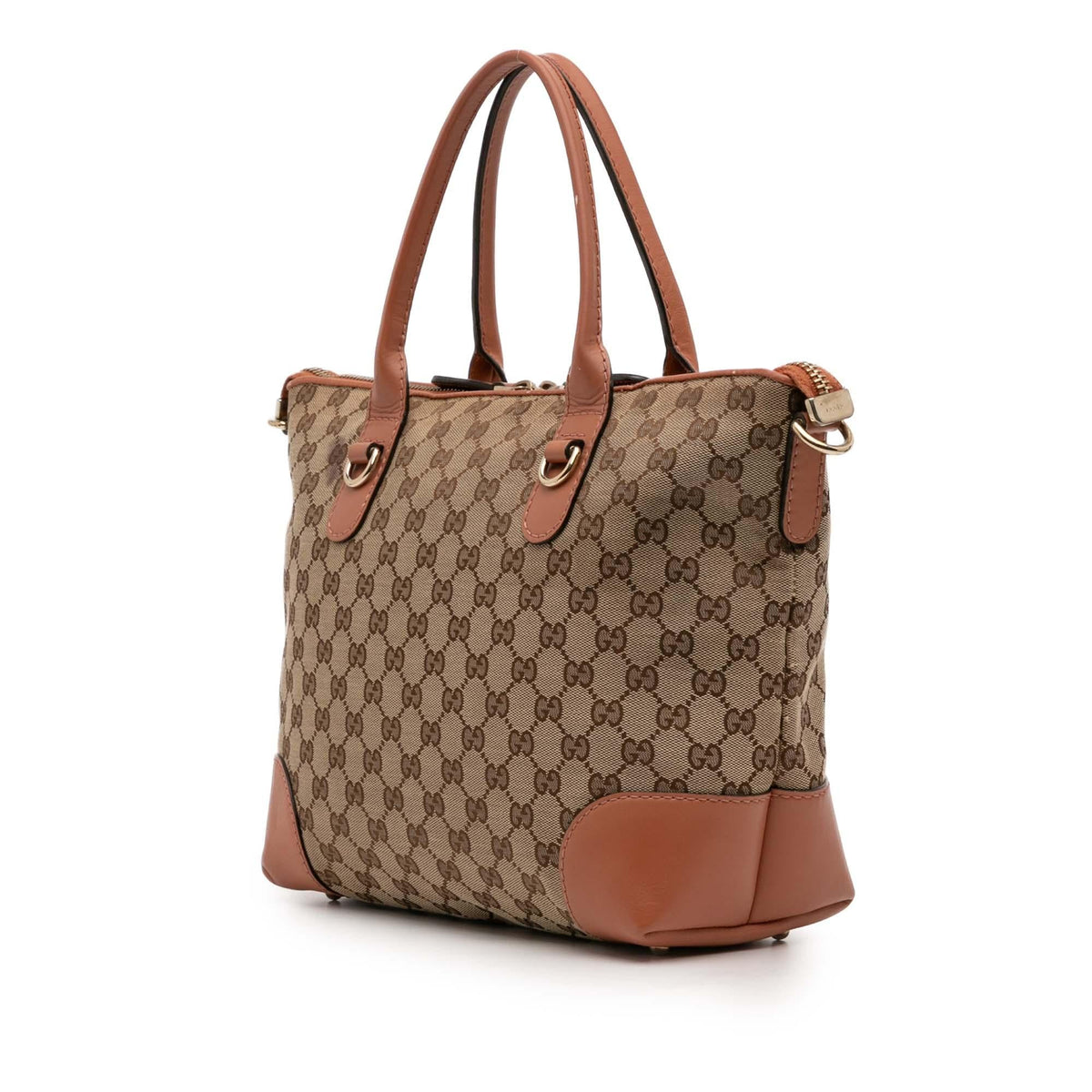 Gucci GG Canvas Heart Bit Satchel