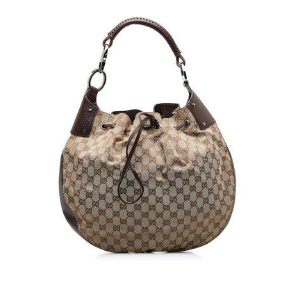 Gucci GG Canvas Hobo Bag (SHG-4cK0K3)