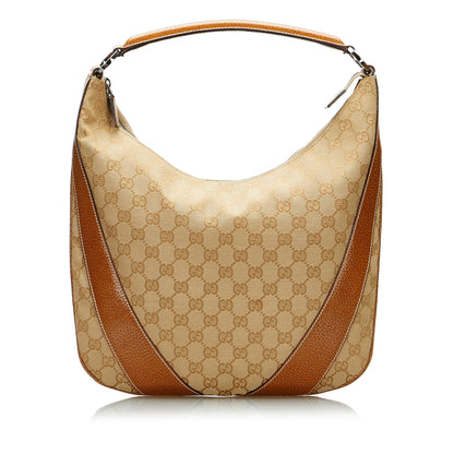 Gucci GG Canvas Hobo (SHG-m7Woue)