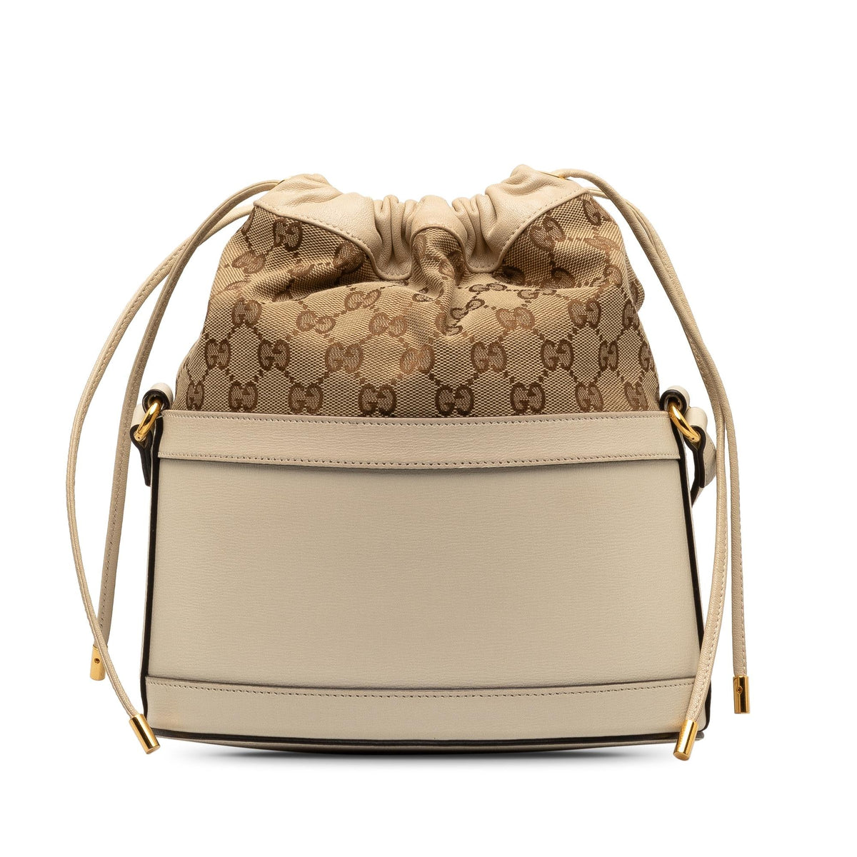 Gucci GG Canvas Horsebit 1955 Bucket Bag (SHG-sD1os5)