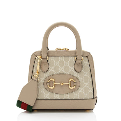 Gucci GG Canvas Horsebit 1955 Mini Satchel