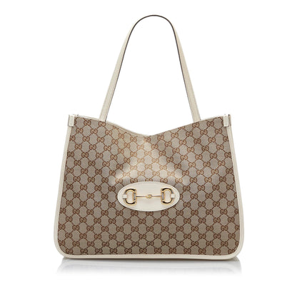 Gucci GG Canvas Horsebit 1955 (SHG-Ks7vuB)