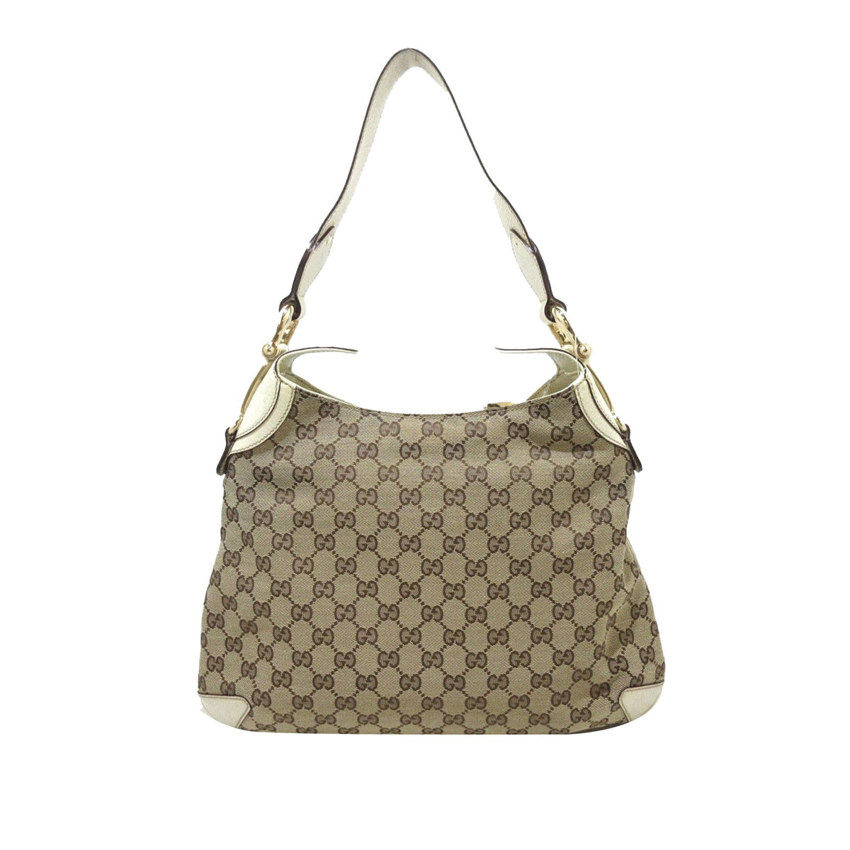 Gucci GG Canvas Horsebit Creole Hobo Bag (SHG-6V5vLp)