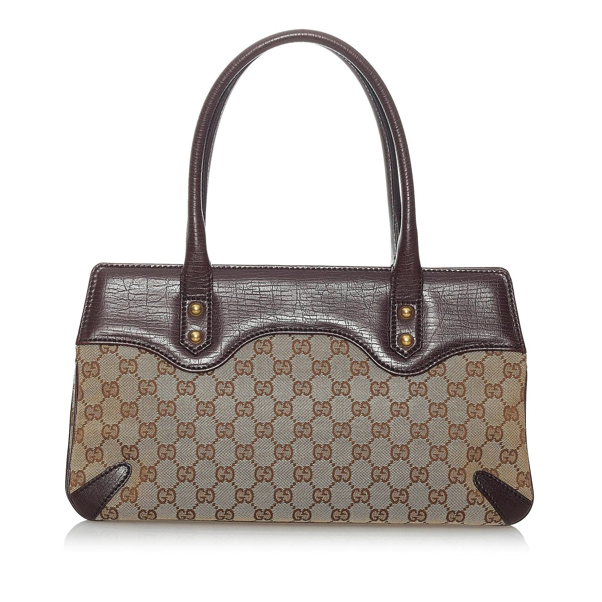 Gucci GG Canvas Horsebit Handbag (SHG-29601)