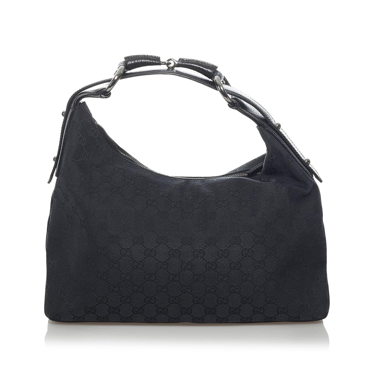 Gucci GG Canvas Horsebit Hobo Bag (SHG-34117)