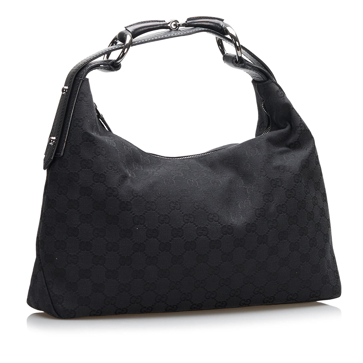 Gucci GG Canvas Horsebit Hobo (SHG-36979)