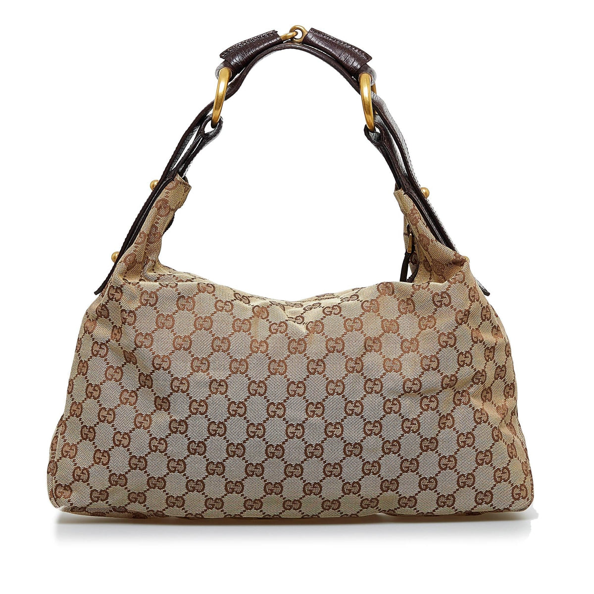 Gucci GG Canvas Horsebit Hobo (SHG-Df8Cbe)