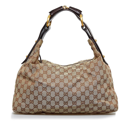 Gucci GG Canvas Horsebit Hobo (SHG-Df8Cbe)