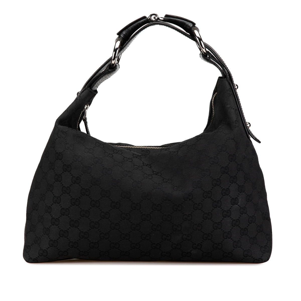 Gucci GG Canvas Horsebit Hobo