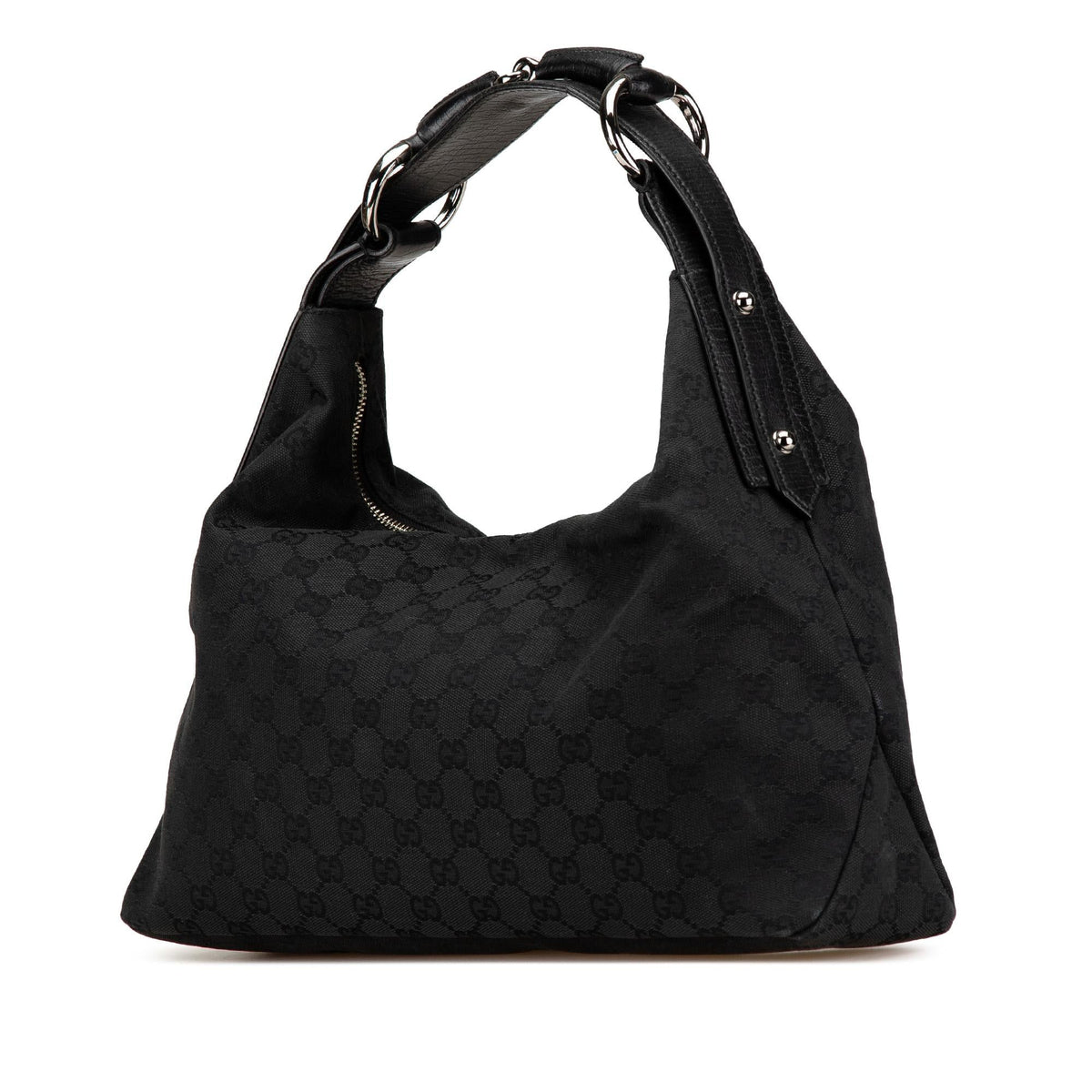 Gucci GG Canvas Horsebit Hobo