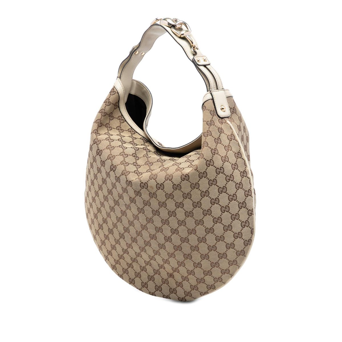 Gucci GG Canvas Horsebit Hobo