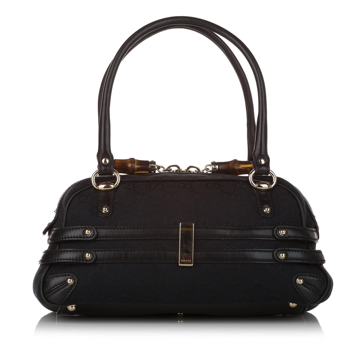 Gucci GG Canvas Horsebit Wave Handbag (SHG-31049)