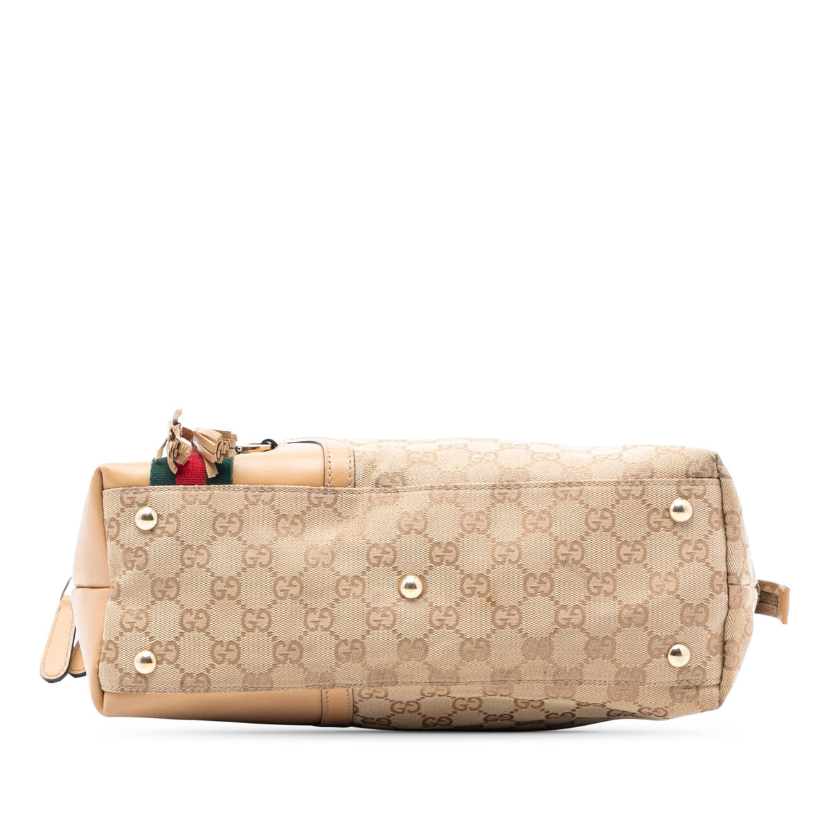 Gucci GG Canvas Horsebit Web Handbag