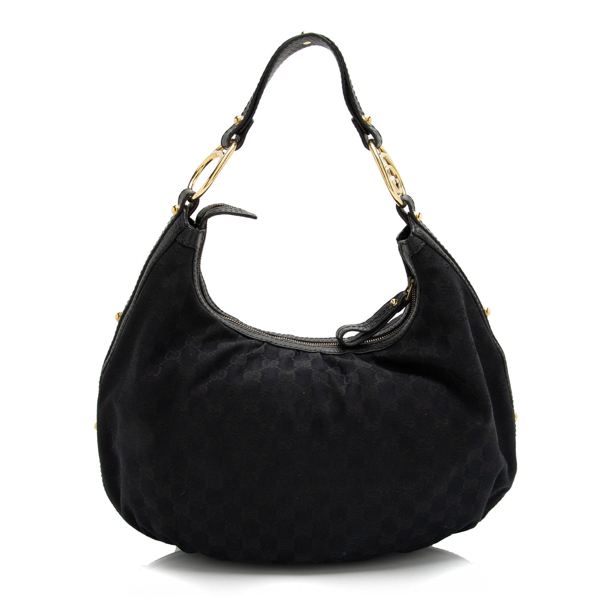 Gucci GG Canvas Interlocking G Medium Hobo (SHF-23929)