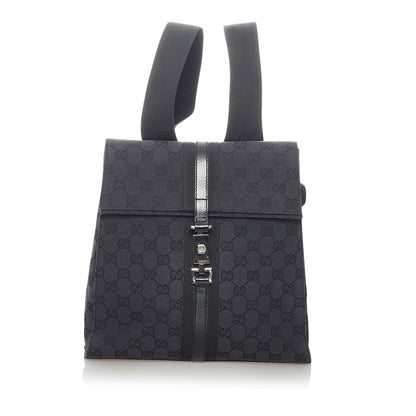 Gucci GG Canvas Jackie Backpack (SHG-32330)