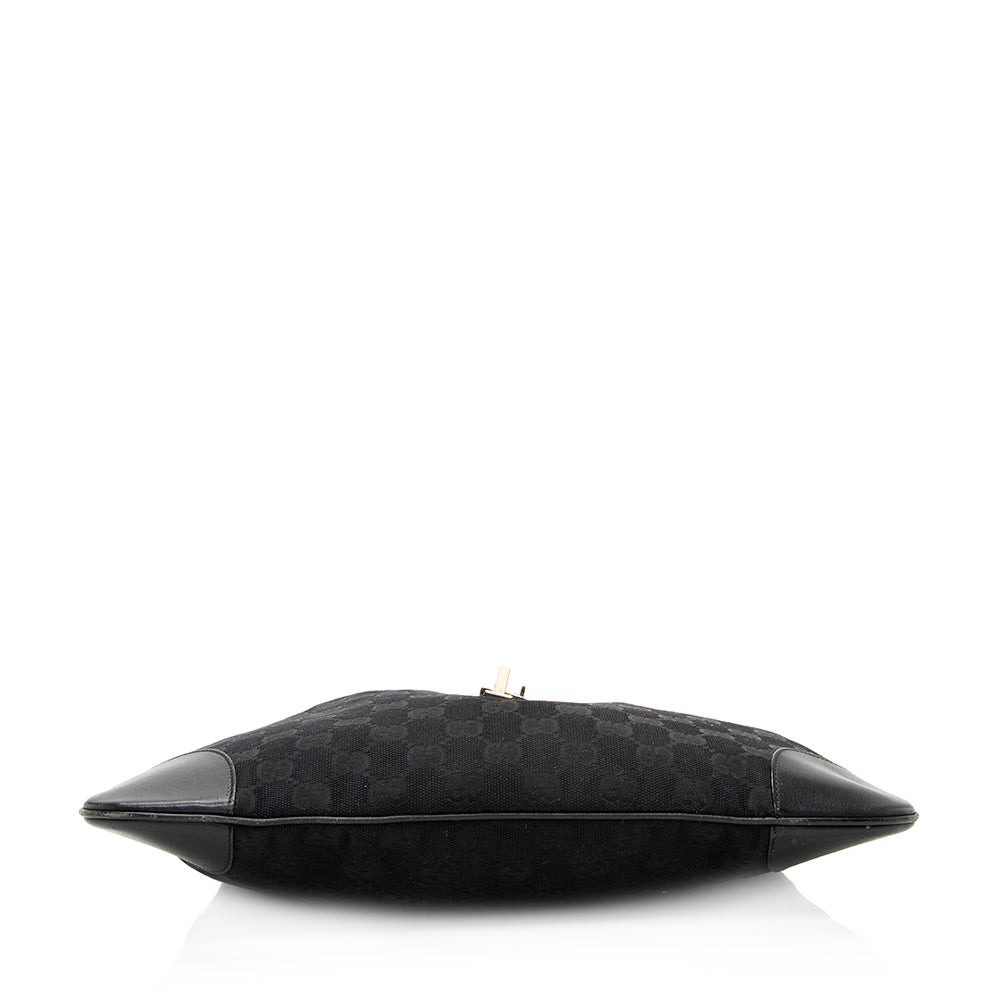 Gucci GG Canvas Jackie Hobo (SHF-19820)