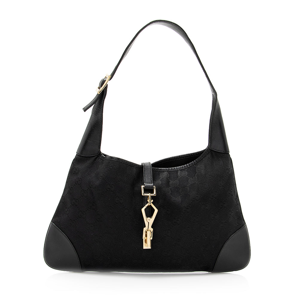 Gucci GG Canvas Jackie Hobo (SHF-19820)