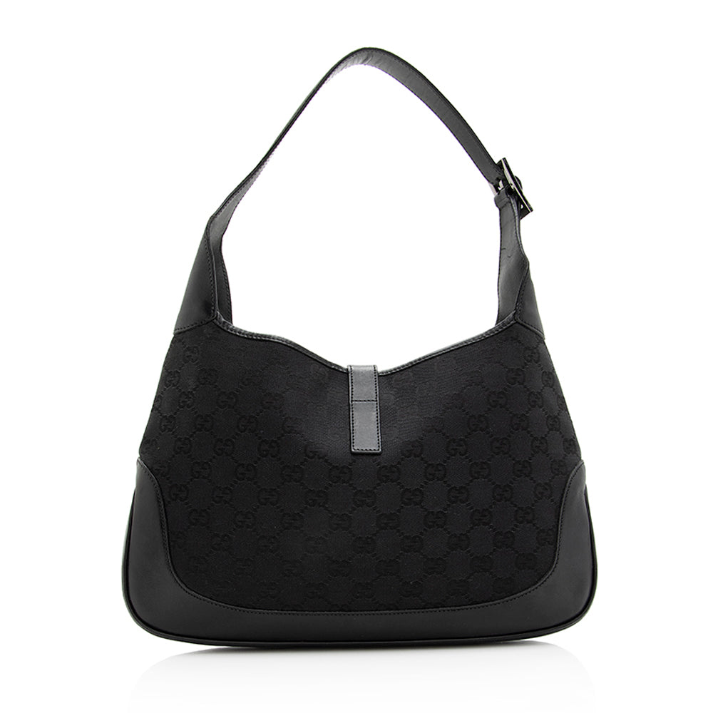 Gucci GG Canvas Jackie Hobo (SHF-20002)