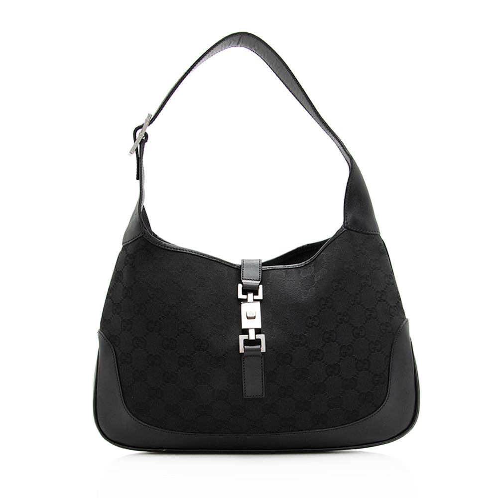 Gucci GG Canvas Jackie Hobo (SHF-20002)