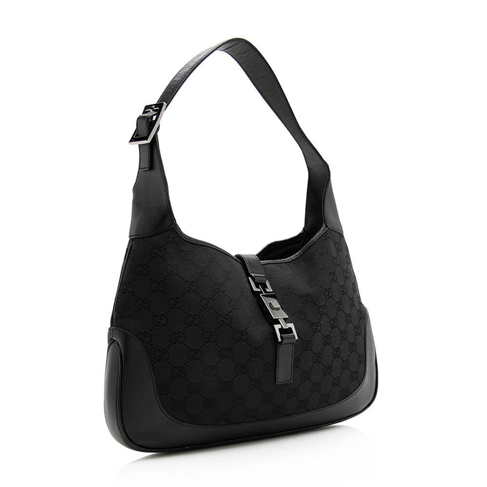 Gucci GG Canvas Jackie Hobo (SHF-20002)