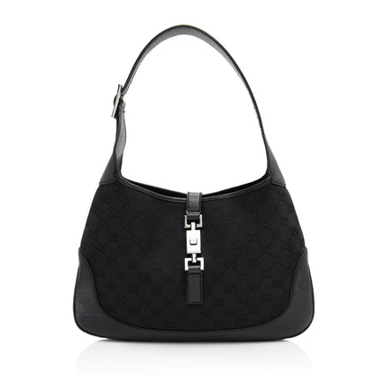 Gucci GG Canvas Jackie Hobo (SHF-09jnSd)