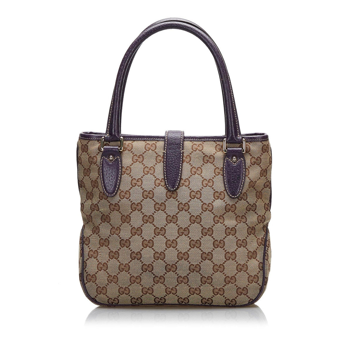 Gucci GG Canvas Jackie Piston Lock Handbag (SHG-F3Db8C)