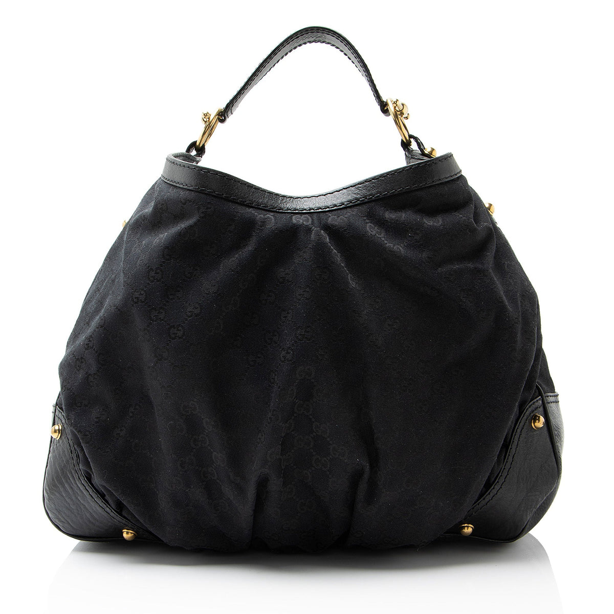 Gucci GG Canvas Jockey Large Hobo