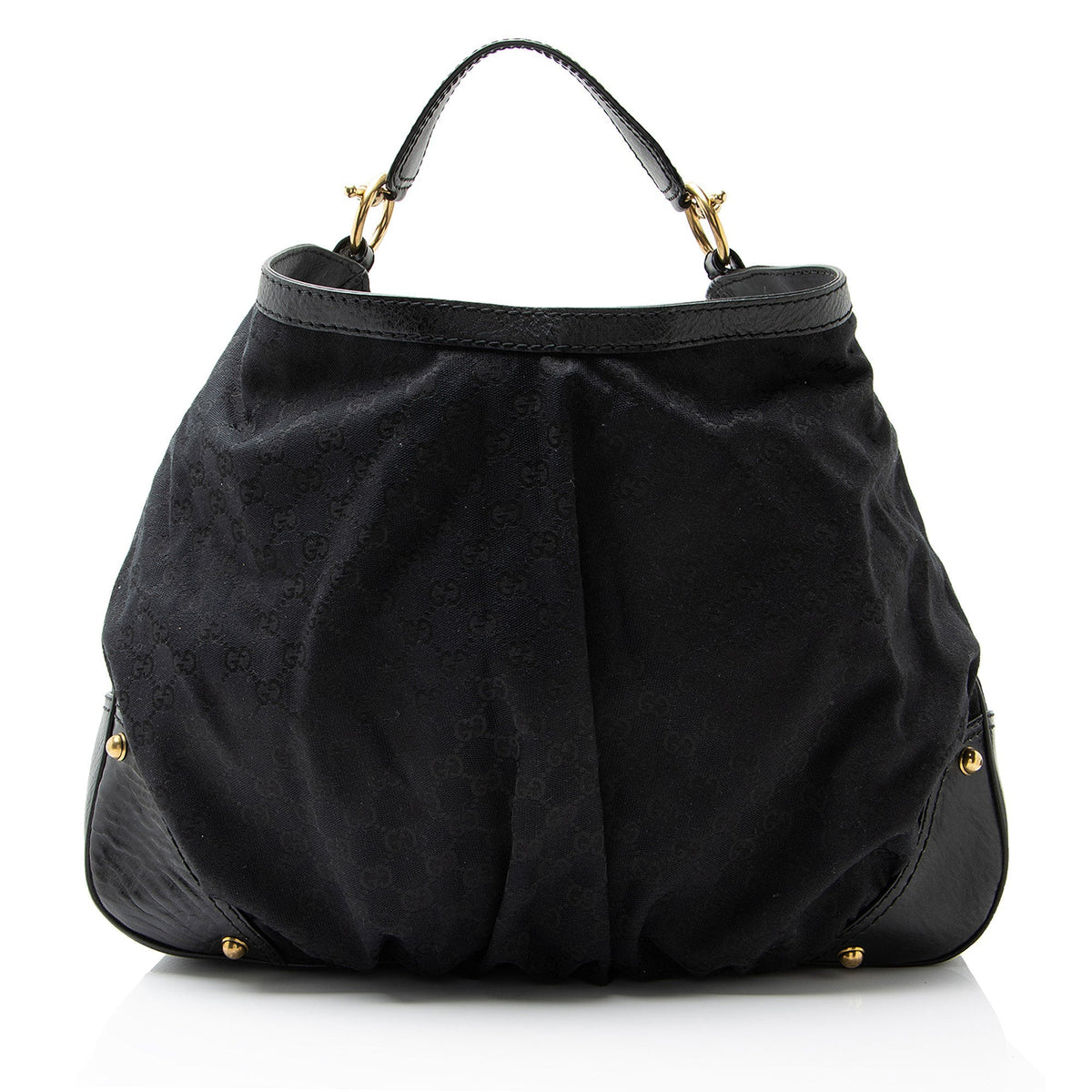 Gucci GG Canvas Jockey Large Hobo