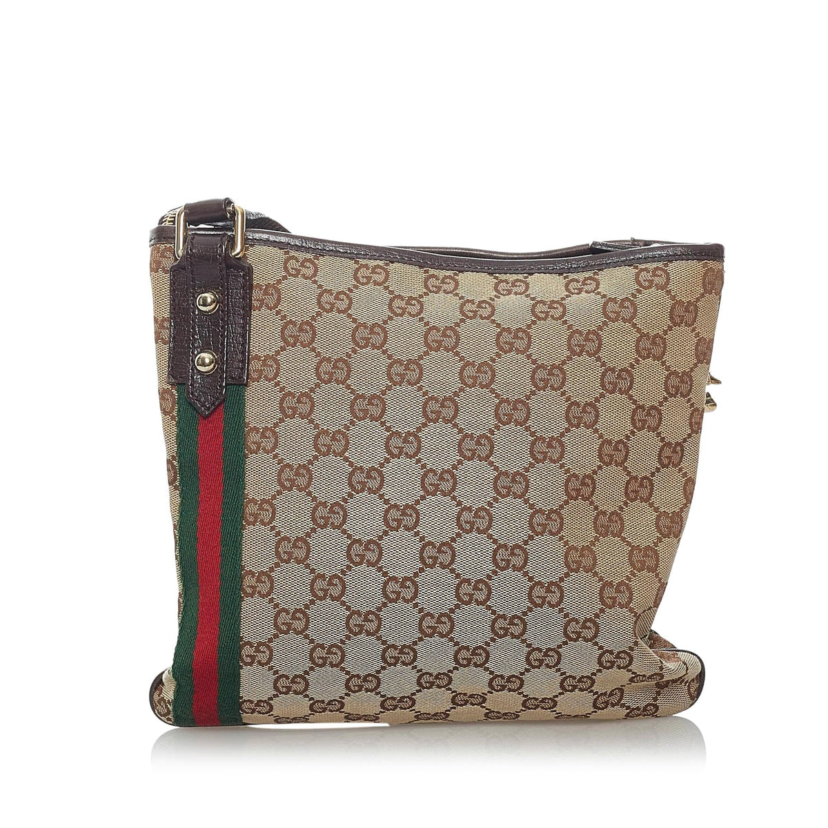 Gucci GG Canvas Jolicoeur Crossbody Bag (SHG-29452)