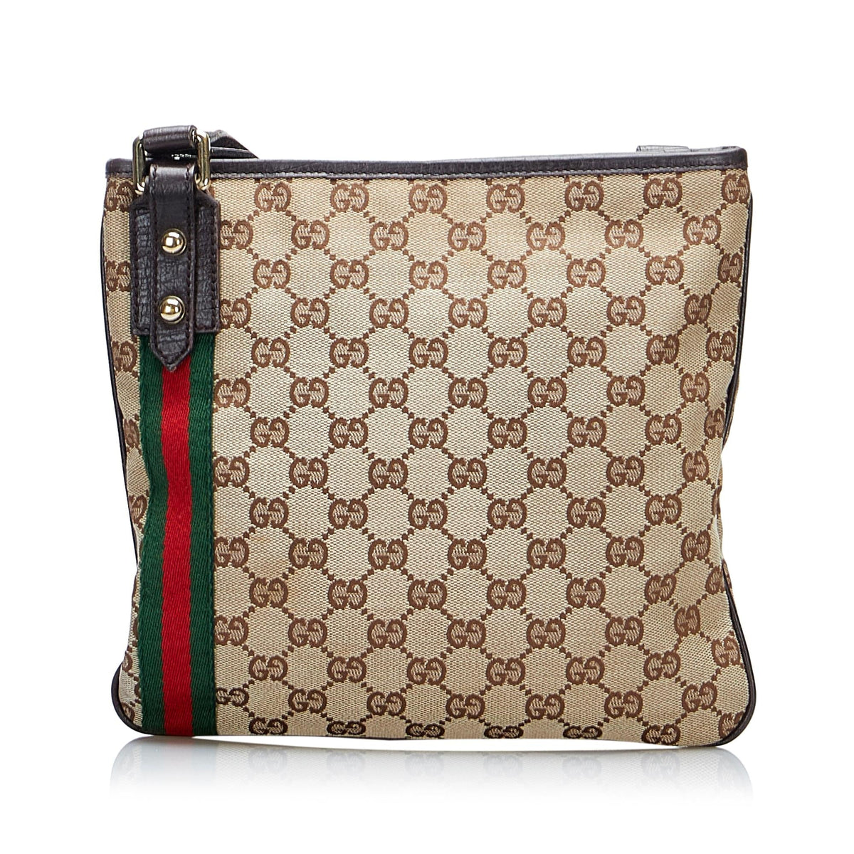 Gucci GG Canvas Jolicoeur Crossbody (SHG-0Pg20f)