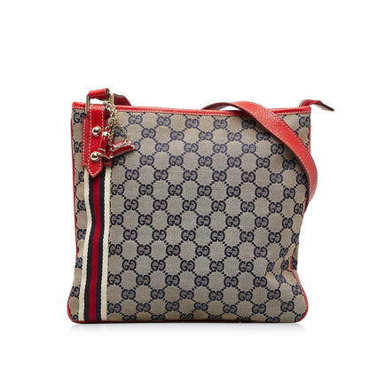 Gucci GG Canvas Jolicoeur Crossbody (SHG-Jh4DuX)