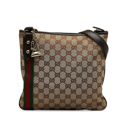 Gucci GG Canvas Jolicoeur Crossbody (SHG-fyA7Oz)