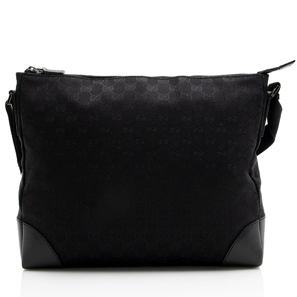 Gucci GG Canvas Large Messenger Bag (SHF-21757)