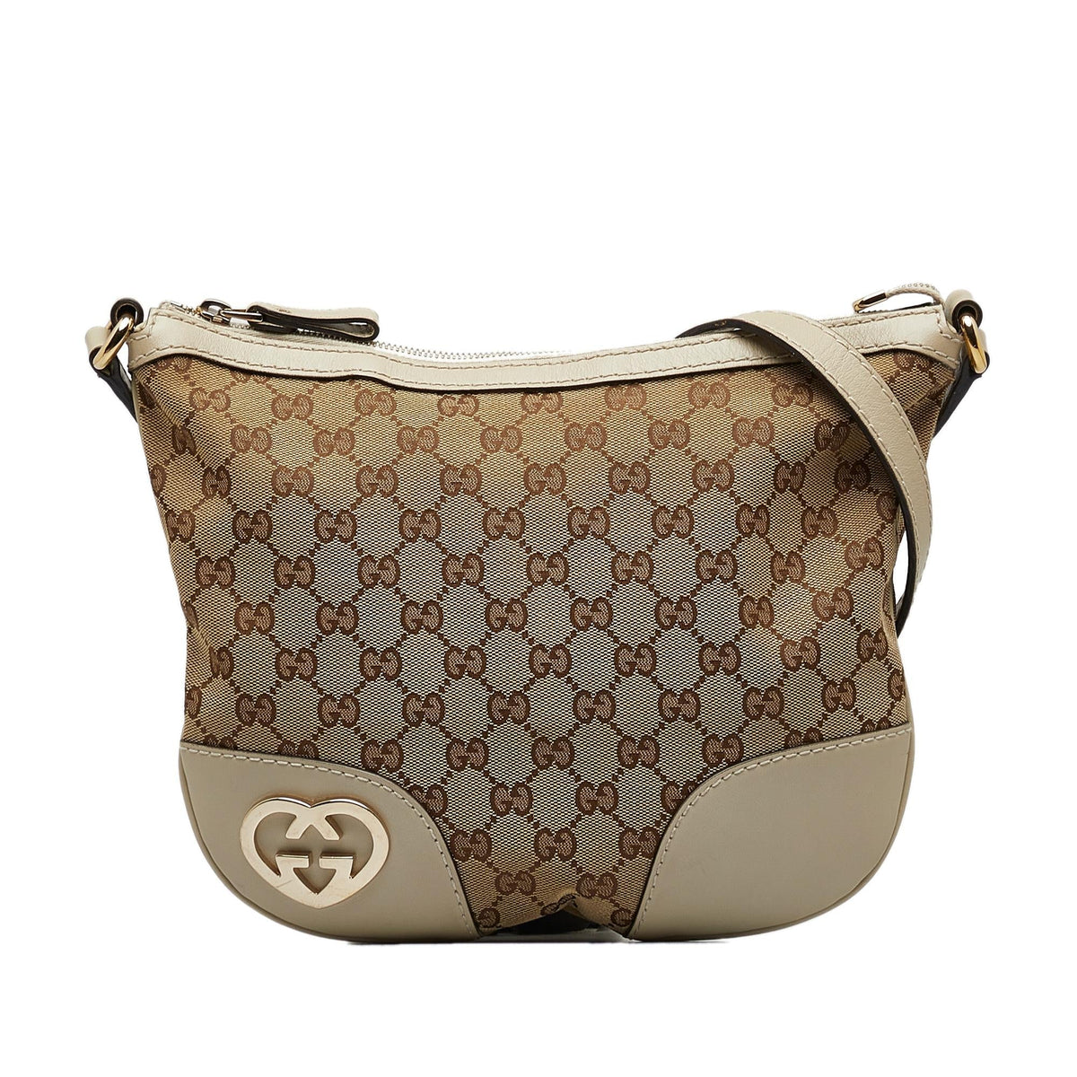 Gucci GG Canvas Lovely Crossbody Bag (SHG-8dom4S)