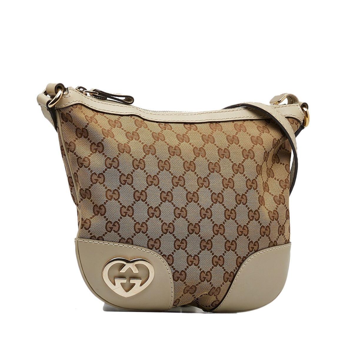 Gucci GG Canvas Lovely Crossbody Bag (SHG-8dom4S)