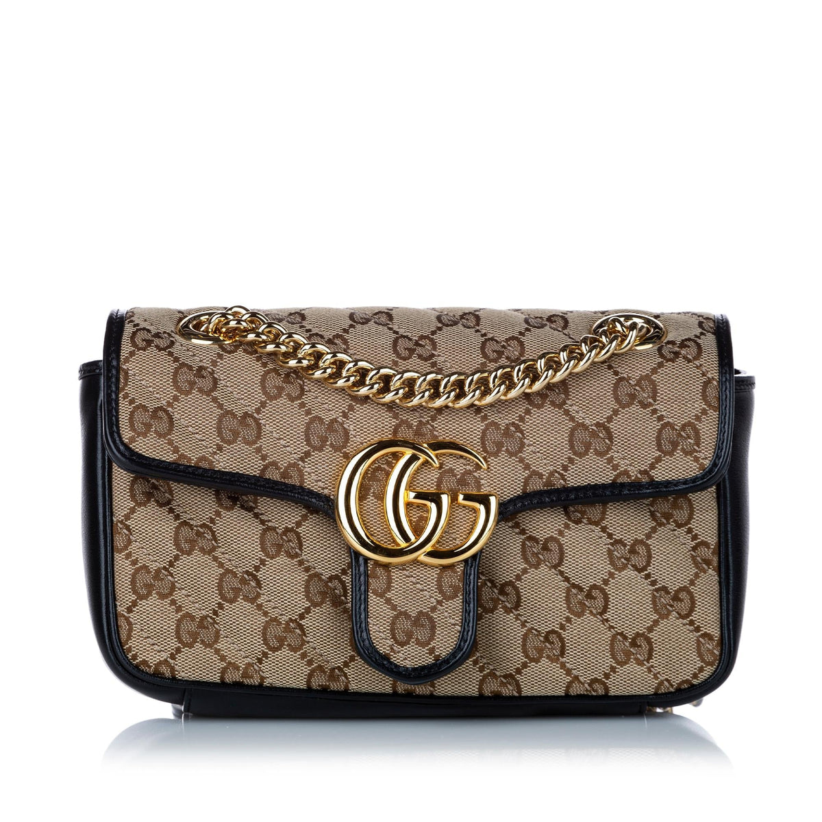 Gucci GG Canvas Marmont Crossbody Bag (SHG-29247)