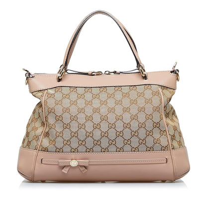 Gucci GG Canvas Mayfair Satchel (SHG-faYZKh)