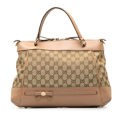Gucci GG Canvas Mayfair Satchel (SHG-hKKYOc)