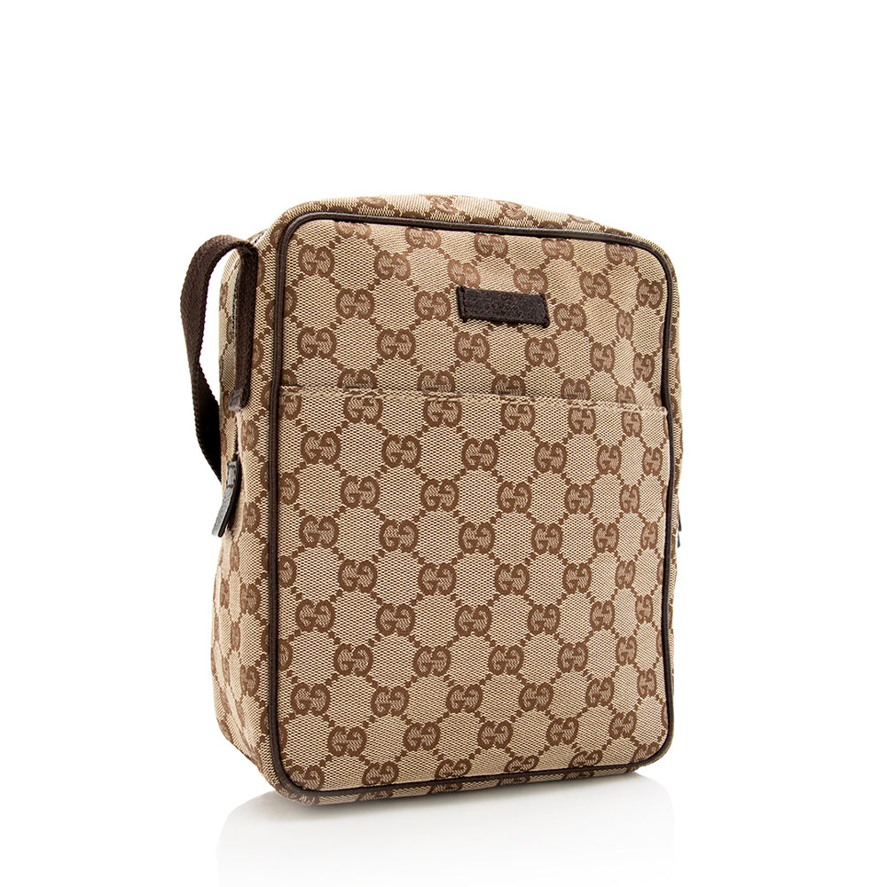 Gucci GG Canvas Messenger Bag - FINAL SALE (SHF-19190)