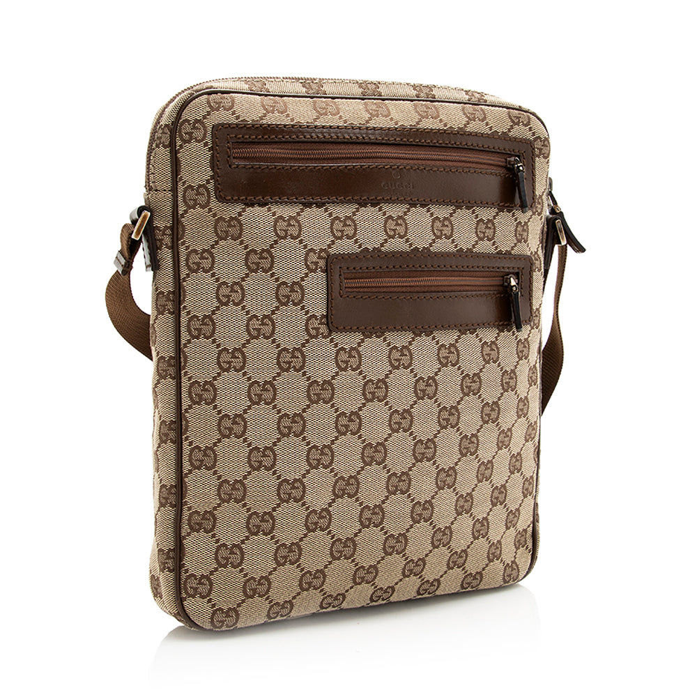 Gucci GG Canvas Messenger Bag (SHF-20308)