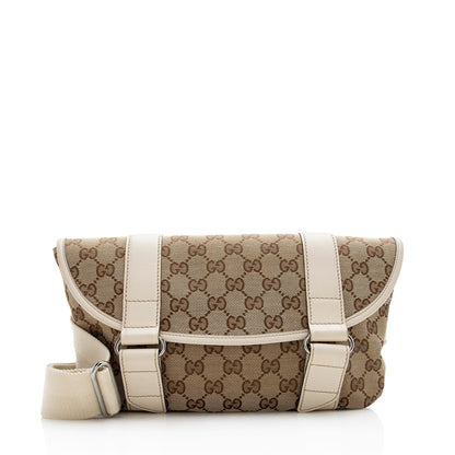 Gucci GG Canvas Messenger Belt Bag (SHF-22248)