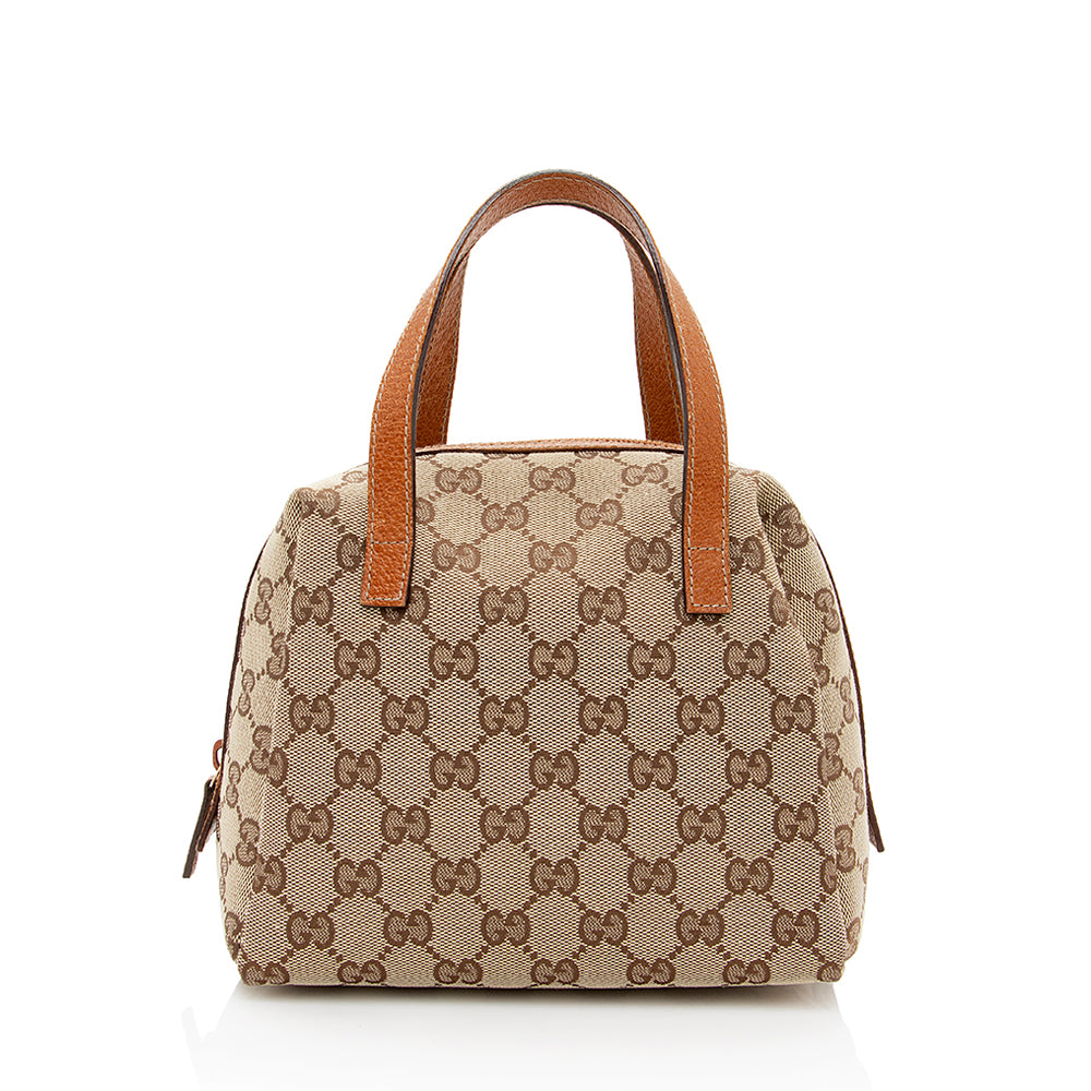 Gucci GG Canvas Mini Satchel (SHF-19323)