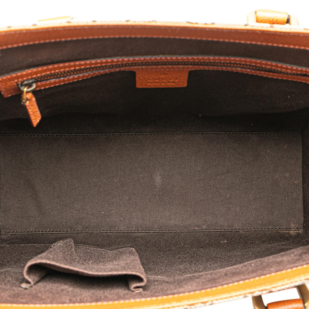 Gucci GG Canvas Nailhead Handbag