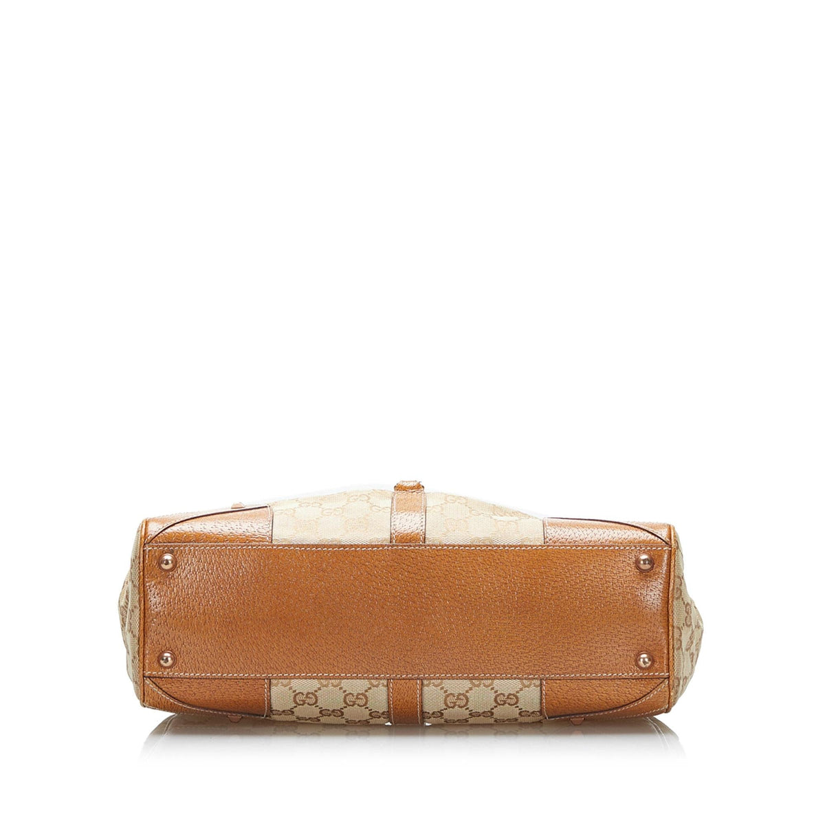 Gucci GG Canvas Nailhead Jackie Bardot (SHG-LGilwa)