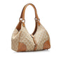 Gucci GG Canvas Nailhead Jackie Bardot (SHG-LGilwa)