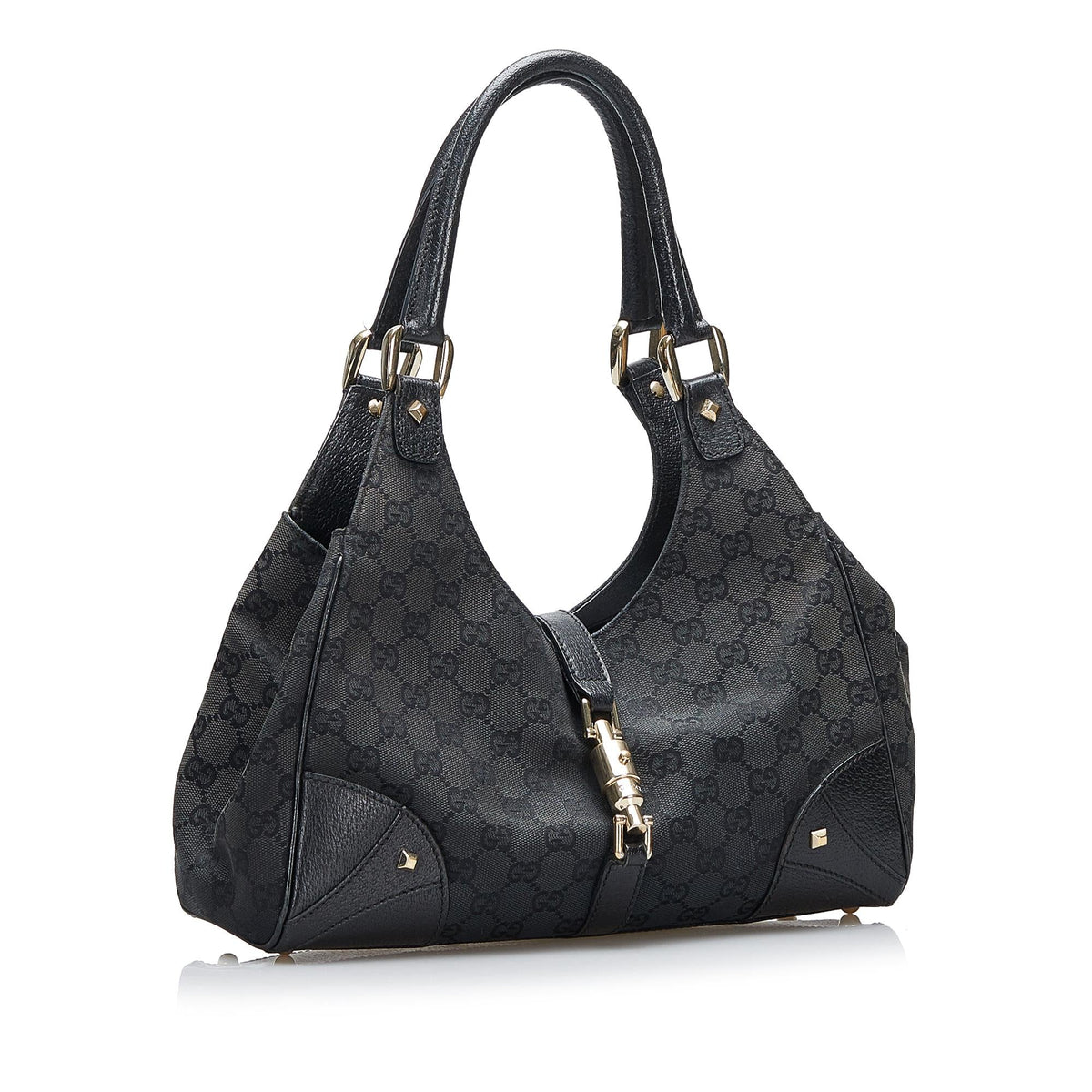 Gucci GG Canvas Nailhead Jackie O (SHG-S61S5C)