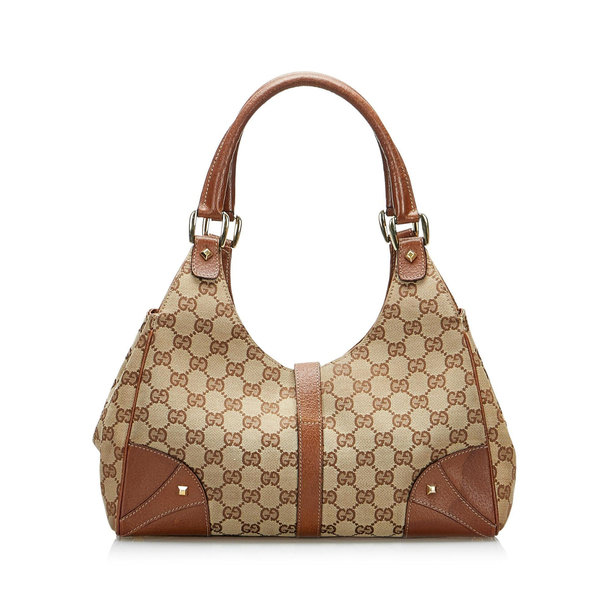Gucci GG Canvas Nailhead Jackie O (SHG-m5gHWZ)