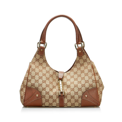 Gucci GG Canvas Nailhead Jackie O (SHG-m5gHWZ)