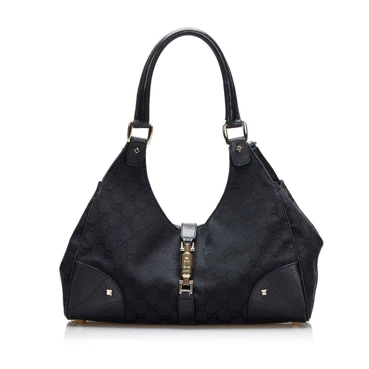 Gucci GG Canvas Nailhead Jackie O (SHG-EBR2Lv)
